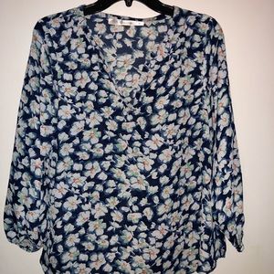 Fun 2 Fun Floral Blouse- barely worn!